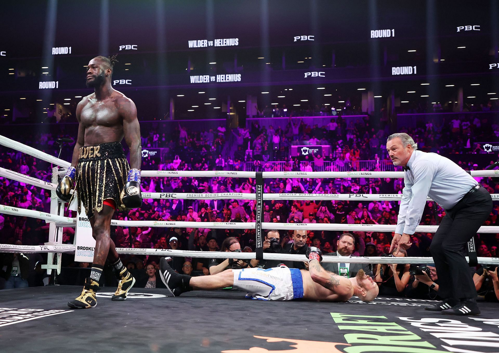 Deontay Wilder v Robert Helenius. (Image Credits: Getty Images)